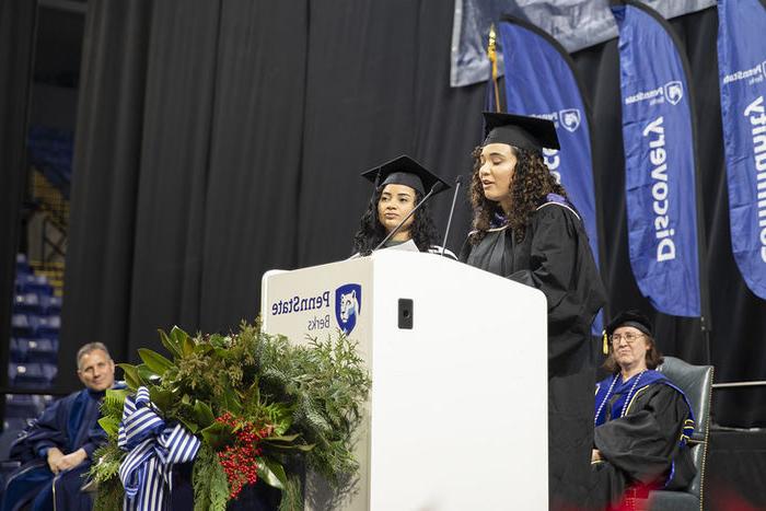 Latina alumni spoke at commencement